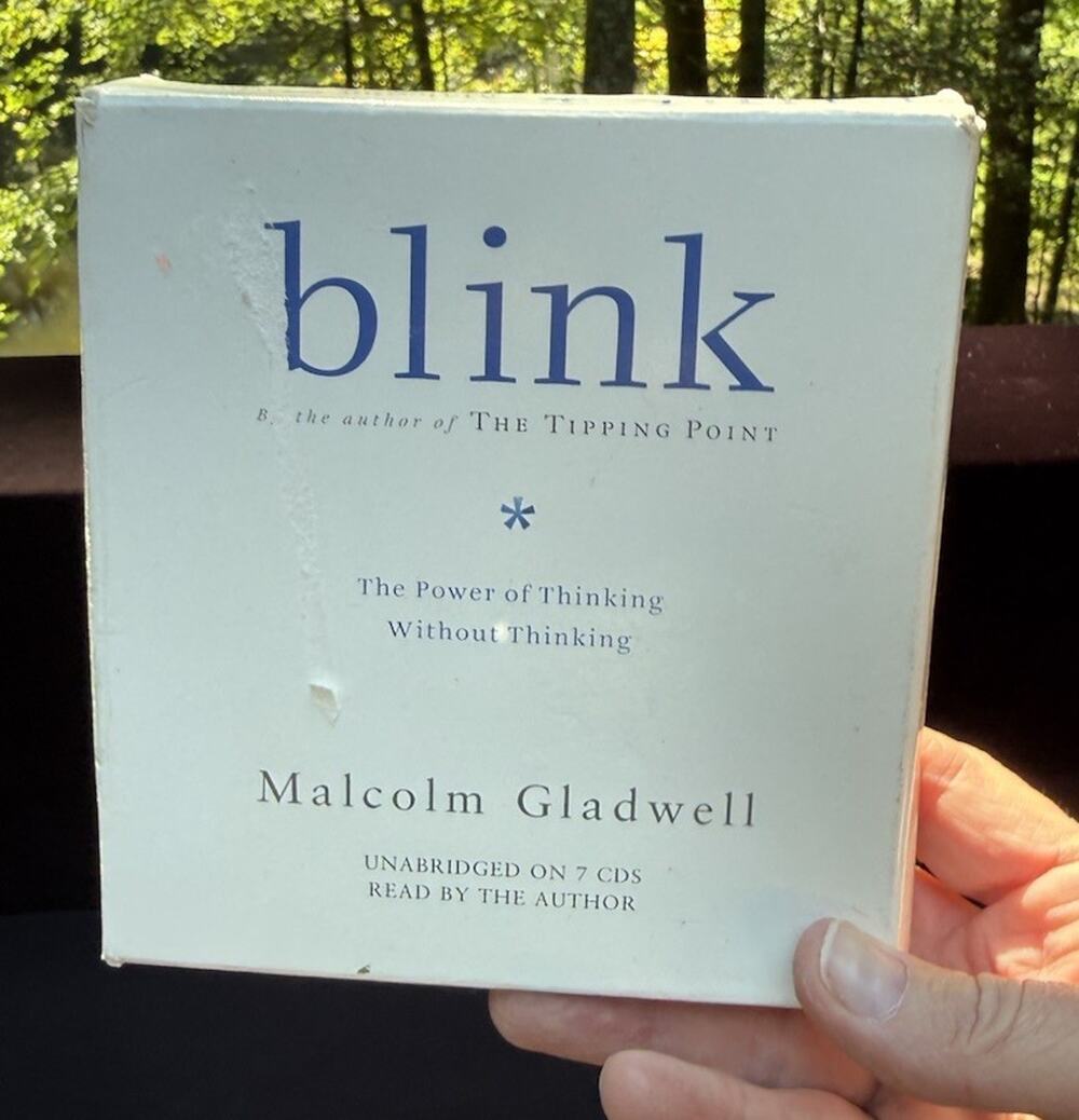 BLINK by Malcolm Gladwell Unabridged AudiobooK CD EUC Power of Thinking B1